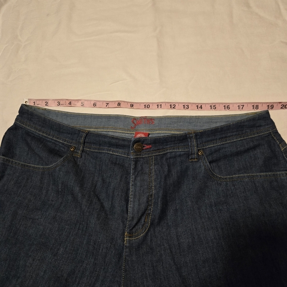 Smith's Dungaree Crop Jean Size 16W 17.5in Inseam Denim - Picture 4 of 11